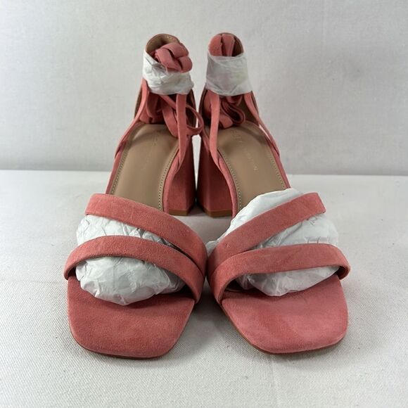 BCBGeneration Deena Tie-Ankle Suede Sandals Latana Suede sz 8.5 M - Picture 2 of 7